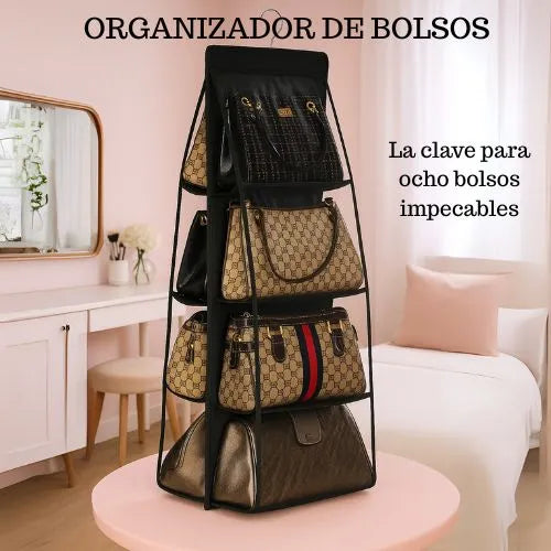 ORGANIZADOR DE BOLSOS 8 COMPARTIMIENTOS 👜
