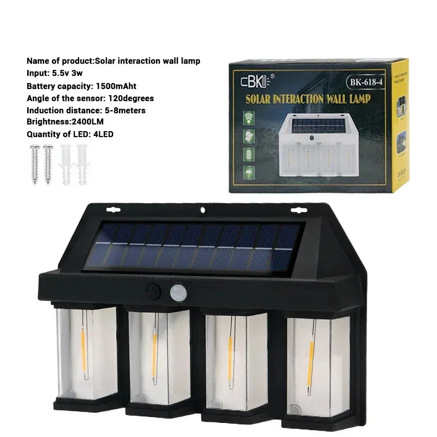LAMPARA SOLAR INTELIGENTE, PARA EXTERIORES