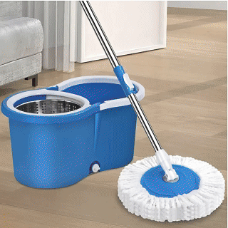 TRAPERO GIRATORIO 360° CON 2 MOPAS