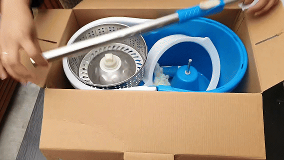 TRAPERO GIRATORIO 360° CON 2 MOPAS